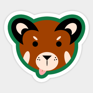 Red Panda Nursery Sticker